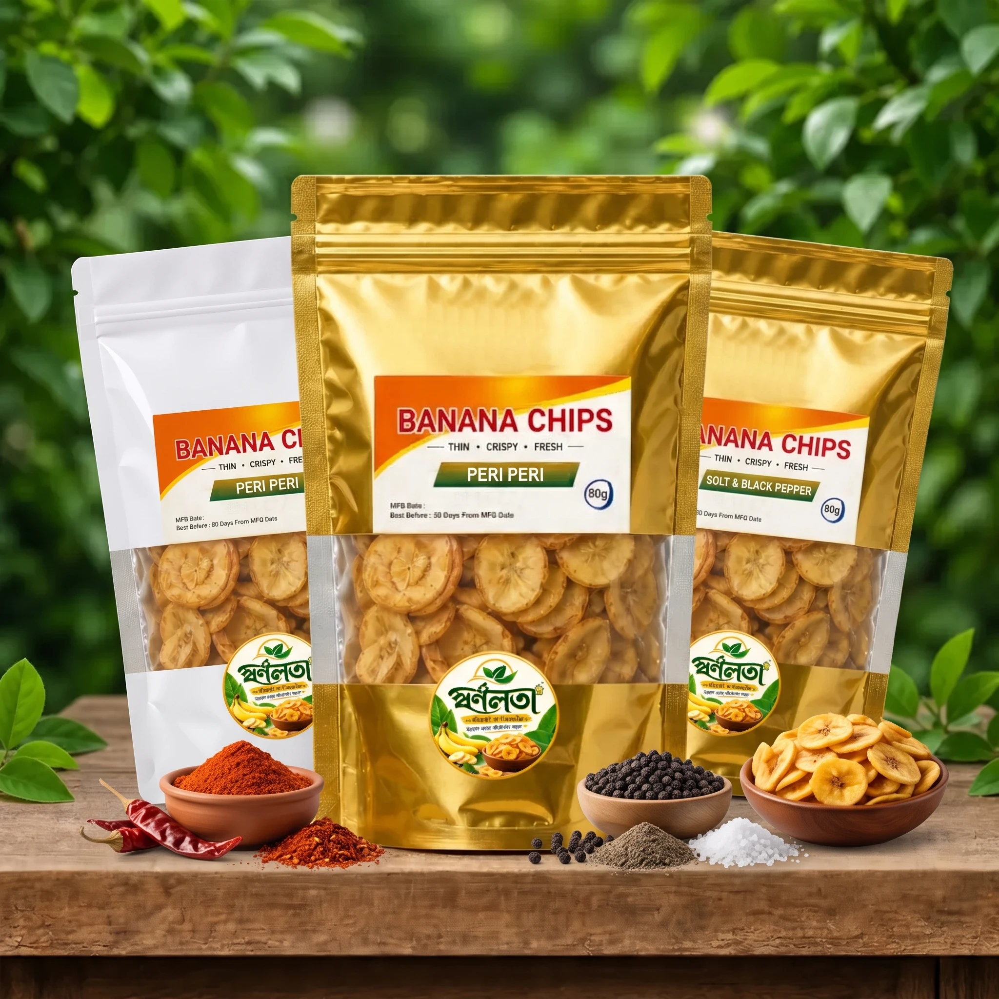 স্বর্ণলতা বানানা চিপস (Sharnolota Banana Chips)